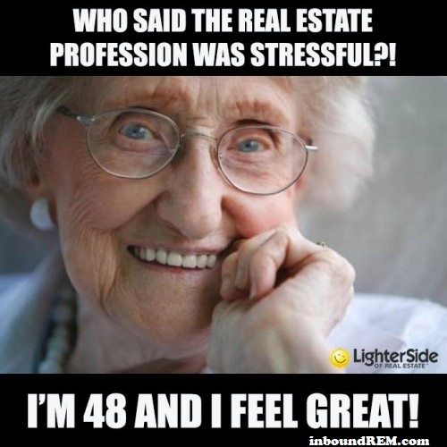 Real Estate Meme - Real Estate isn't stressful