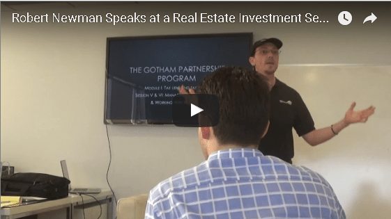 Read more about the article Robert Newman Speaks at a Real Estate Investment Seminar