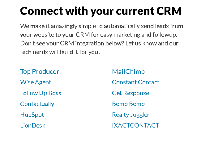 Easy Agent Pro CRM Integrations