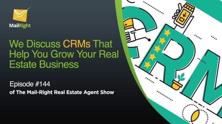 Video thumbnail for youtube video Episode 144 Real Estate CRM Strategies (video and podcast)