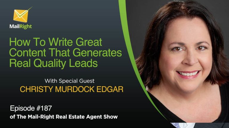 Episode 186 How To Write Content That Generates Great Quality Leads!