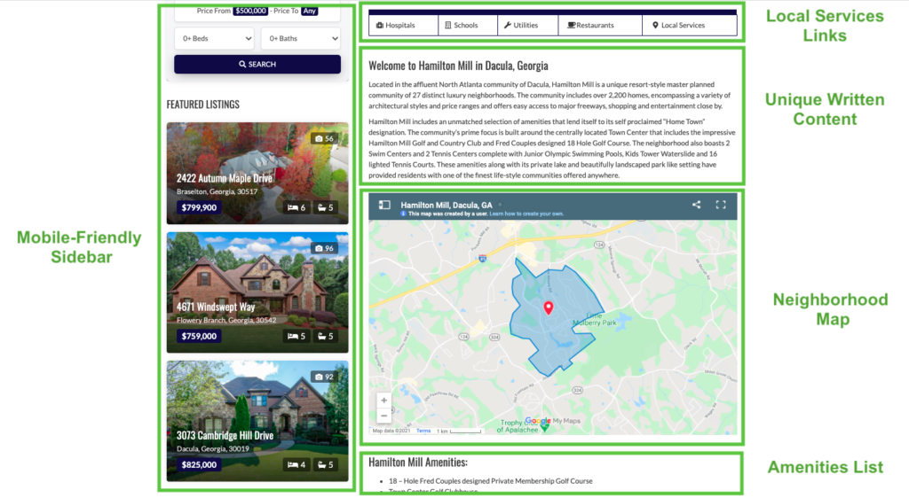 smartphone-friendly website from an expert real estate seo service
