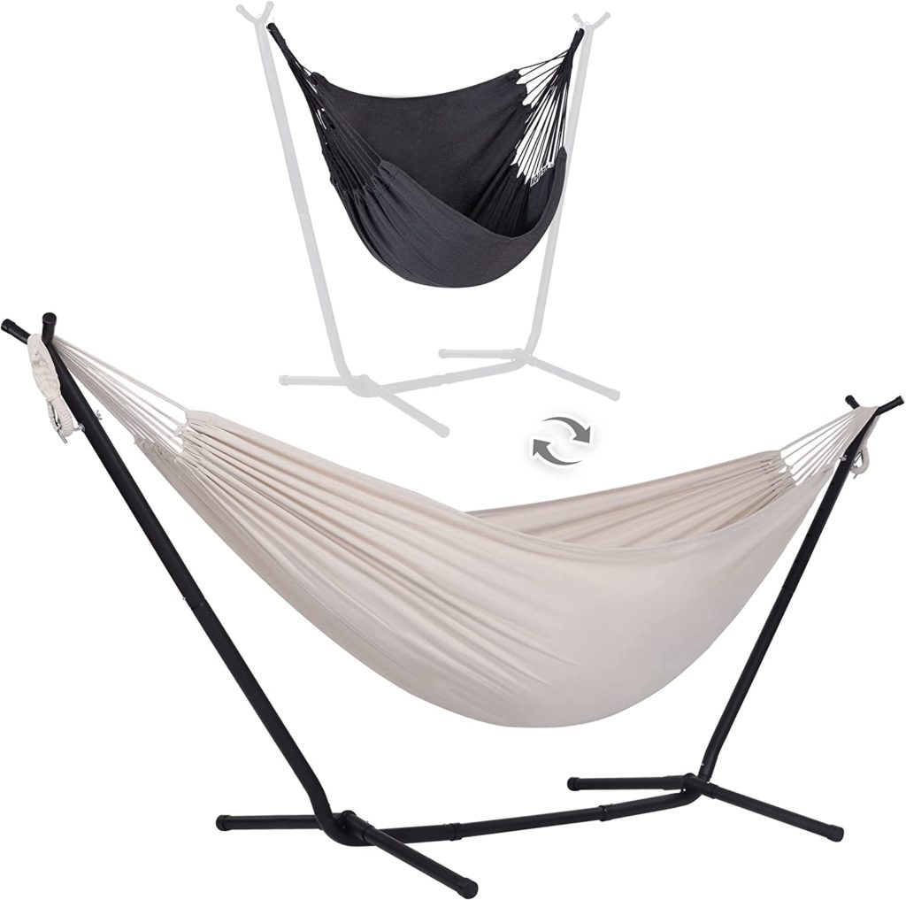 hammock with lay down and sitting options