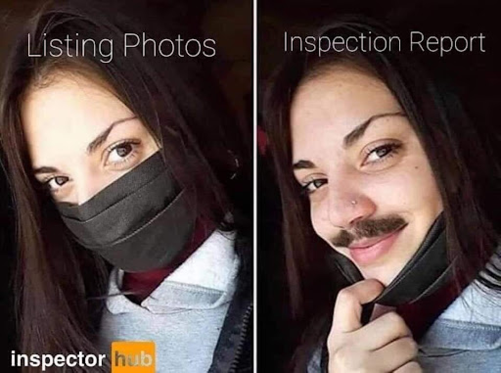 Listing Photos vs Inspector Report