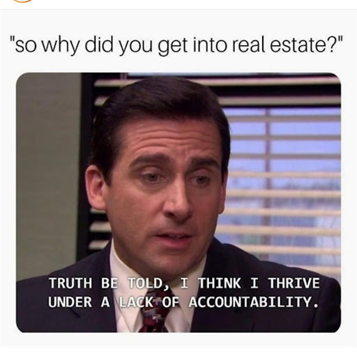 funny michael scott real estate lack of accountability trending real estate meme