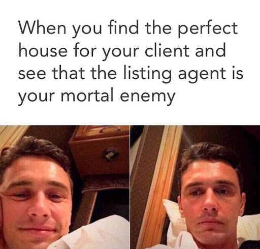 james franco perfect house for your client mortal enemy listing funny real estate agent meme