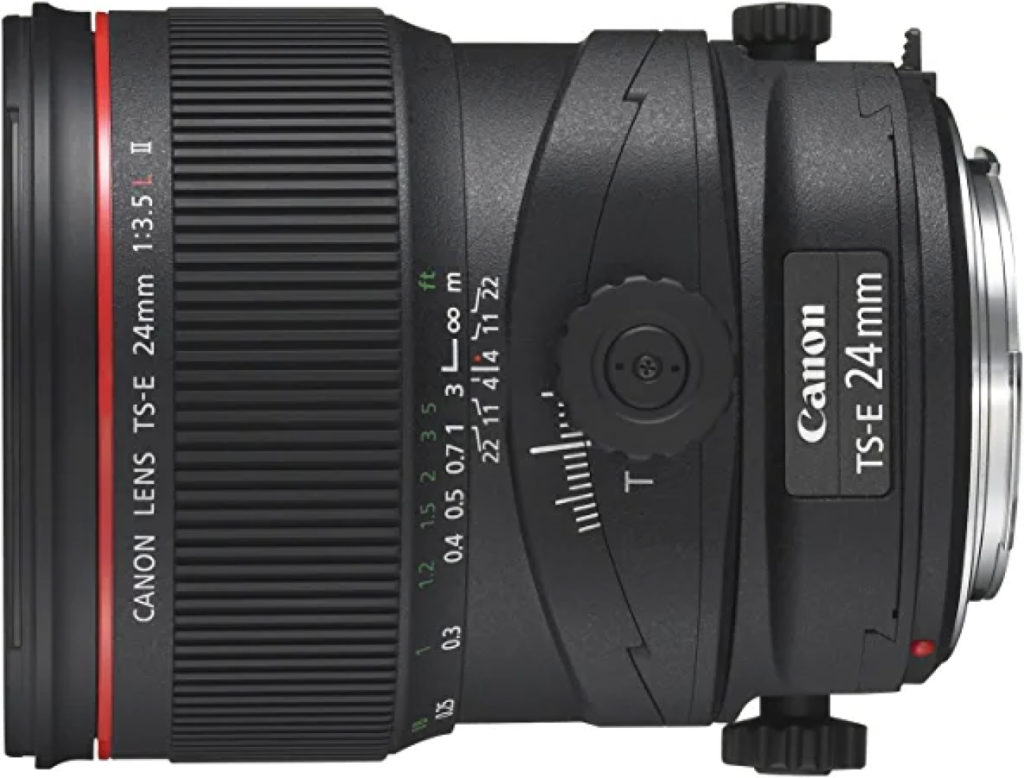 Canon TS-E 24mm F/3.5L II Ultra-Wide Tilt-Shift Lens