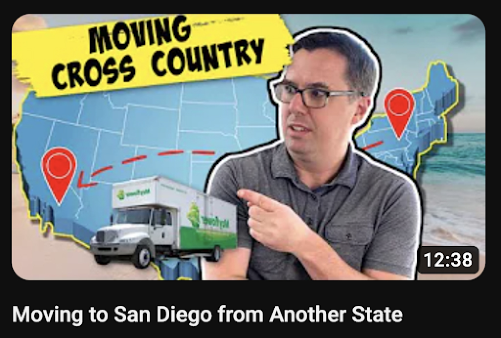 Most clickable moving to San Diego Youtube Thumbnail 2023