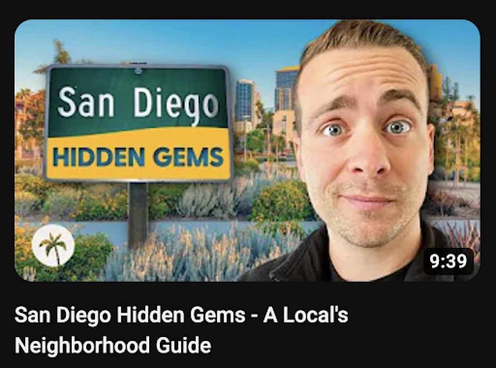 Best Living in San Diego Youtube thumbnail 2023