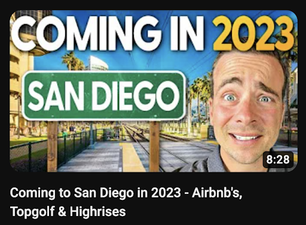 Coming in San Diego in 2023 - Airbnb's topgolf & highrises