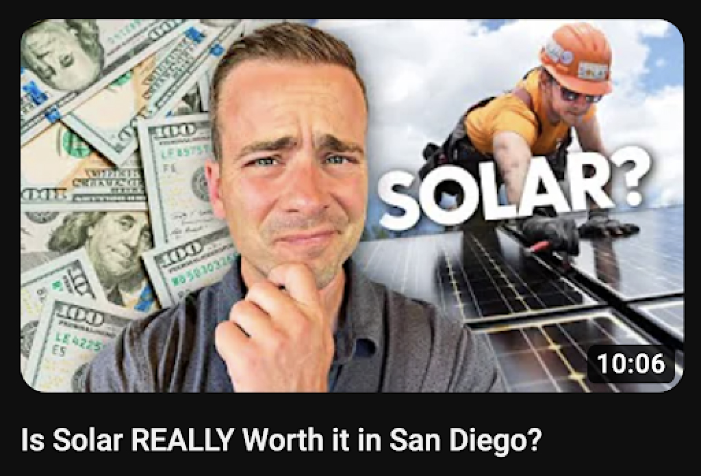 Is solar really worth it in San Diego