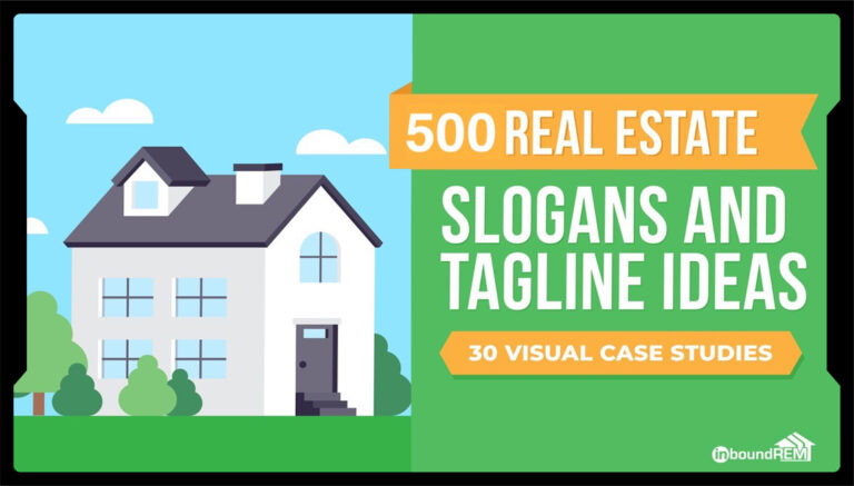 This blog post is about the top 50 Real Estate Slogans and Taglines used by famous personalities with 30 case studies that go along with it.