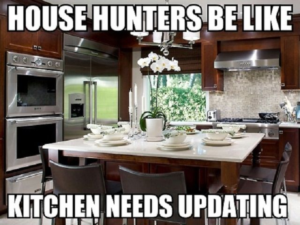 house hunter memes kitchen needs updating