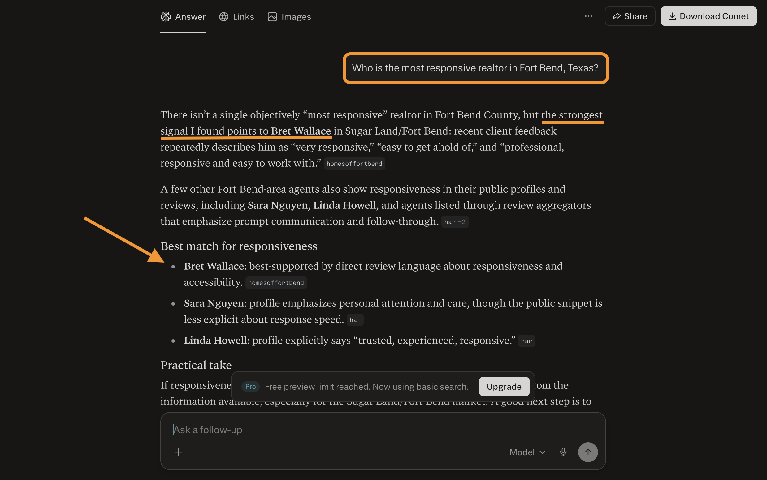 InboundREM client recommended as #1 for several Perplexity AI queries