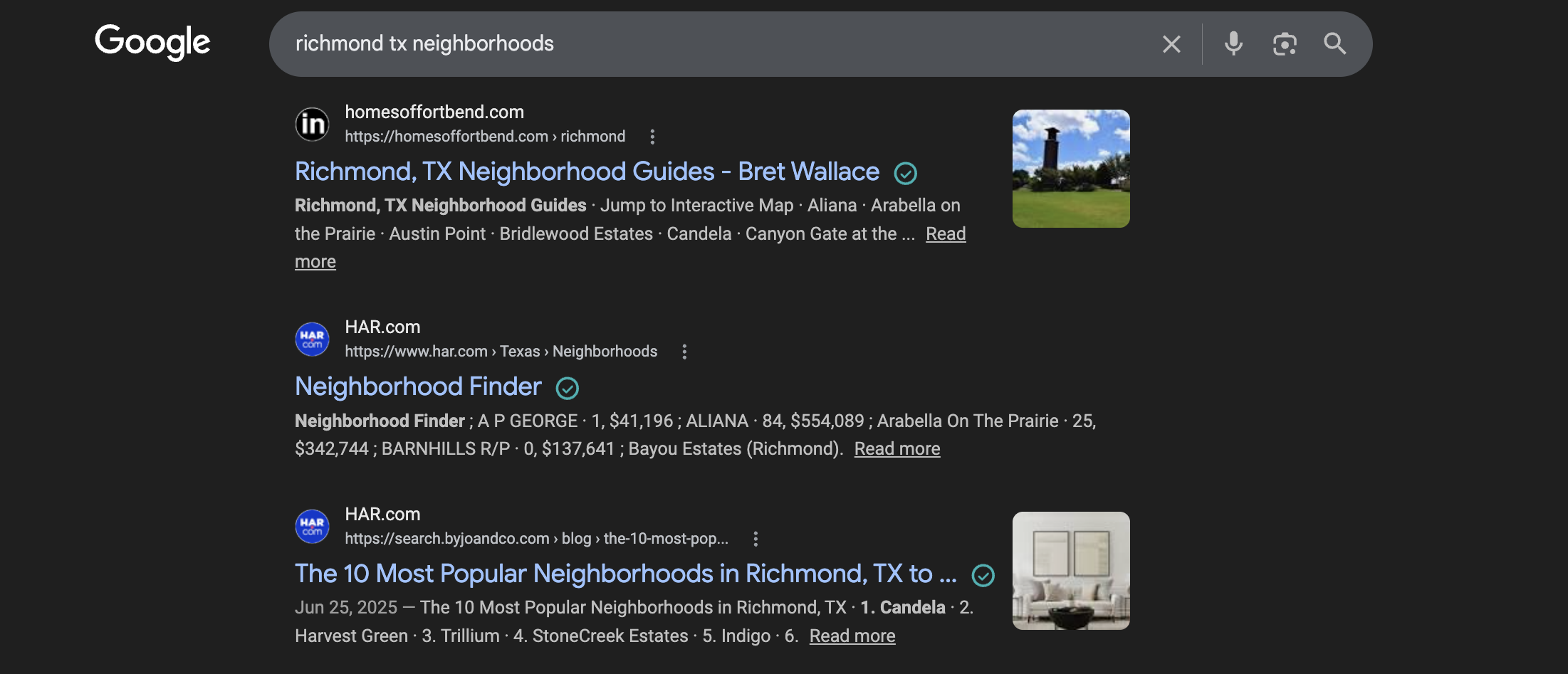 Richmond Texas Neighborhood Guide